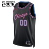 Dres Chicago Bulls Prilagođeni Nike 2025-26 City Edition Crno Swingman - Dječji